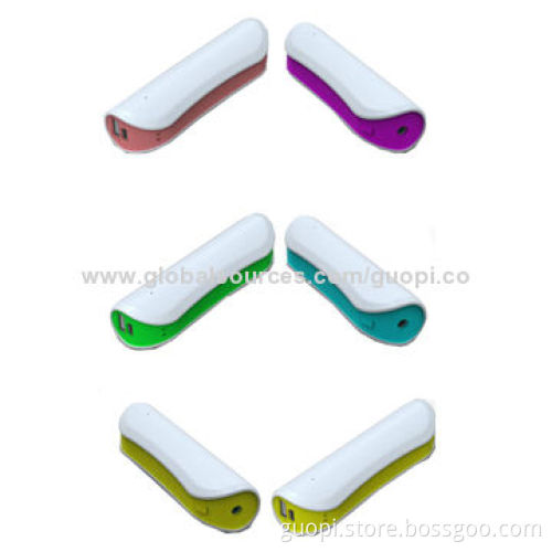 2,600mA Portable Power Bank, High Lithium Battery